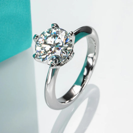 Moissanite Solitaire Ring